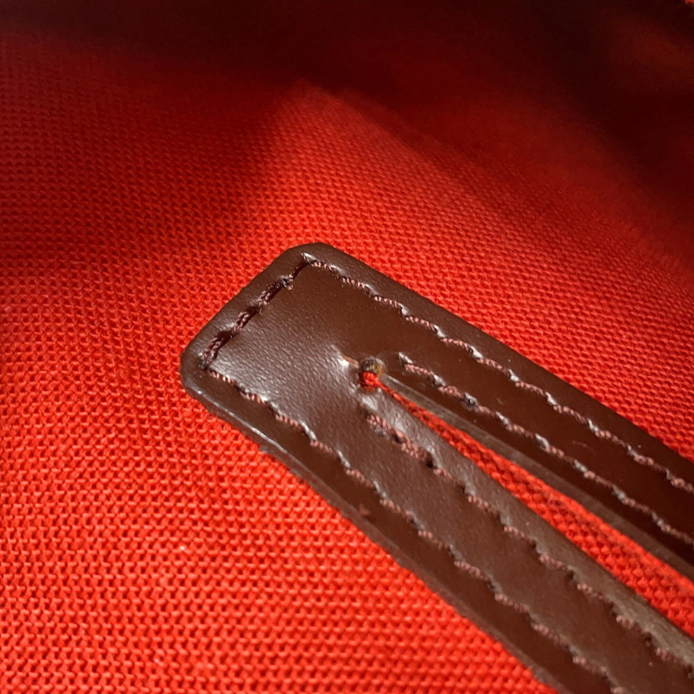 LOUIS VUITTON Authentic Red Damier Backpack - Picture 12 of 16